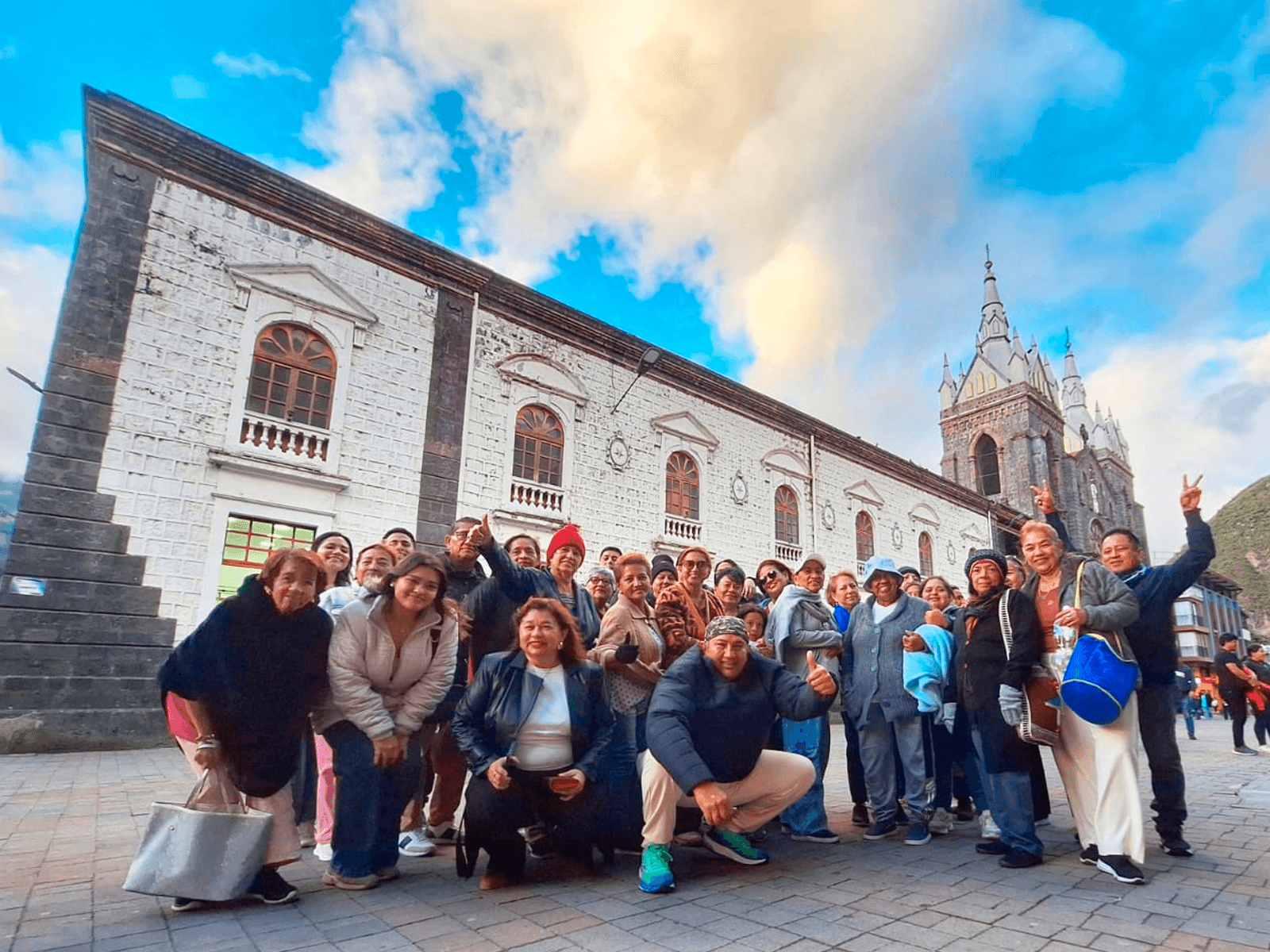 Turistas del Hotel Los Rios